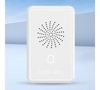 Sonnette filaire DC 12 V pour contrôle d'accès de sécurité à la maison - Carillon électronique Ding-Dong, son fort et clair de 90 dB, unité murale ABS, compatible