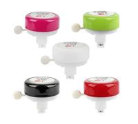 Sonnette timbre i love my bike (presentoir de 12 sonnettes) noir - rouge - blanc