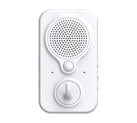 Sonnette infrarouge avec détecteur de mouvement avec rappel vocal, batterie rechargeable 500 mAh et détection grand angle de 120 °, pour utilisation à la maison/magasin