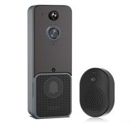 Sonnette intelligente sans fil WiFi équipée d'une surveillance en temps réel, d'une double communication audio et d'une vision nocturne