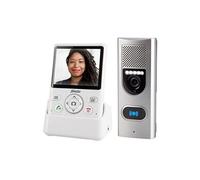Sonnette intercom avec caméra et écran couleurs 3.5 ADI-250 Blanc-Argent