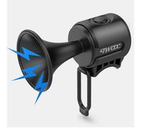 Sonnette - klaxon vélo,Klaxon de vélo électrique puissant 120db,sonnette de vélo avec son d'avertissement- Electric horn- black