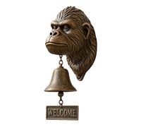 Sonnette Manuelle Suspendue Cloches De Porte D'entrée De Jardin En Forme D'animal Sonnette De Bienvenue En Métal Décoration Murale De Maison Garden Front Door Bells