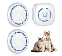 Sonnette Pour Chien, Sonnette De Porte Sans Fil, Portée De 300 M Cloches D'entraînement Sans Fil, Pour L'extérieur, Porte D'entrée, Maison, Magasin, Bureau(1 * Récepteur+2 * Sonnette De Porte Tactile)