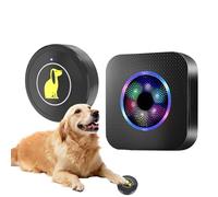 Sonnette pour Chien | Sonnette sans Fil Sortie Chien,Bouton Imperméable 5 Niveaux de Volume pour Jeu Extérieur Éducation Intérieur Accès Jardin Maison Appartement