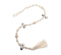 Sonnette pour Chien Suspendue, Clochette Portable Beige en Corde Coton | Décoration Créative, Légère et Facile à Saisir, pour Chien, Chambre ou Présent Entre Amis Animaux