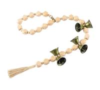 Sonnette pour l'éducation du Chiot au Pot | Alarme d'entraînement | Sonnette de Porte Chien avec Perles en Bois et Montage réglable, pour Salle de Bain, Voyage, Salon, Balcon, terrasse extérieure