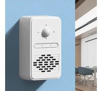 Sonnette rechargeable avec 20 messages vocaux et contrôle du volume pour les entrées d'accueil et de service
