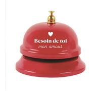 Sonnette Rouge Romantique - Besoin de Toi Mon Amour