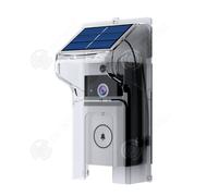 Sonnette sans fil 3600mAh sonnette visuelle à alimentation solaire 720x1280 qualité HD interphone vocal Wi-Fi 2,4G capteur PI Label