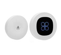 Sonnette sans fil auto-alimentee, etanche, avec 58 melodies et flash LED, pour la maison et le bureau, prise UE