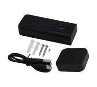 Sonnette sans fil avec caméra 1000 mAh pour batterie longue durée | Audio bidirectionnel, appel d'application en temps réel, parler aux visiteurs, contrôler à distance, répondre de n'importe où