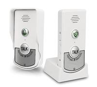 Sonnette sans Fil avec interphone, portée de 1000 m - Système Vocal Haute Performance pour Maisons, hôtels et Villas, Longue autonomie, Facile à Installer et Utiliser