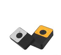 Sonnette sans fil avec système d'interphone duplex, portée de 304,8 m, 8 niveaux de volume, 4 sonneries, mains - Communication pour la maison ou le bureau, noir