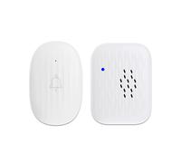 Sonnette Sans Fil Étanche RF433 , Réglage Du Volume, Sonneries Multiples, Silencieuse, Maison Connectée, Prise UE