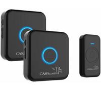 Sonnette sans fil FTK-170 avec 2 carillons secteur - coloris noir Casa Control