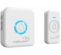 Sonnette sans fil FTK-170 avec carillon secteur - coloris blanc - Casa Control