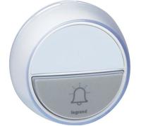 Sonnette sans fil - LEGRAND - 94278 - Installation facile - Couleur blanche - Alimentation par batterie