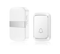 Sonnette Sans Fil Maison Bienvenue Sonnette Intelligente 60 Chansons Type De Batterie Sonnette Rappel D'appel Led Flash Alarme De Sécurité À Domicile - Type Silver 1b1r