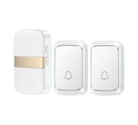 Sonnette Sans Fil Maison Bienvenue Sonnette Intelligente 60 Chansons Type De Batterie Sonnette Rappel D'appel Led Flash Alarme De Sécurité À Domicile - Type Glod 2b1r