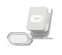 Sonnette sans fil Philips - Welcome Bell 300 Basic - Portée 300m - 4 sonneries haute qualité