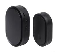 Sonnette sans fil, portée de 300 m, étanche IP55, pour la maison, clignotante à piles CC, dispositif d'appel sans prise