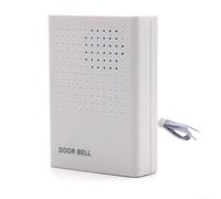 Sonnette sans fil pour la maison, carillon Ding-Dong à piles, facile à installer, aucun câblage nécessaire, bouton ABS résistant aux intempéries pour une utilisation en intérieur et en extérieur
