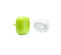 Sonnette sans fil prise 230 V 150m. portée 6 sonneries au choix alerte pile faible coloris vert - Thomson - 513123G Blanc G