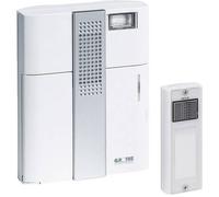 Grothe Sonnette sans fil 43300 Mistral 300 Set complet Blanc G