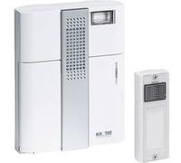 Grothe Sonnette sans fil 43300 Mistral 300 Set complet Blanc G