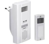 Sonnette sans fil Set complet Grothe 43310 Mistral 400M Blanc G