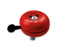 Disney Sonnette de vélo Mickey Mouse Retrojunior 80 mm acier rouge – Vélo loisir enfant