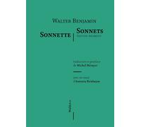Sonnette/Sonnets Sonnets, Edition bilingue français-allemand - Walter Benjamin - Walden N - broché - Poésie