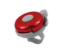 Sonnette Vélo Aluminium Moyenne Guidon Standard Rouge