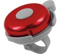 Sonnette Vélo Avizar Aluminium Moyenne Guidon Standard Rouge Rouge