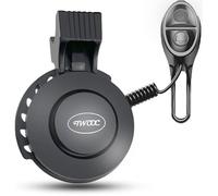 Sonnette Vélo Electrique, 100dB Volume Réglable Vélo Klaxon Puissante 4 Modes Sonores, USB Rechargeable et étanche