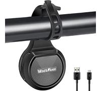Sonnette Velo Electronique - Réglable 80-130dB Klaxon Velo Electrique avec Antivol Alarme Vélo et IPX6 Étanche, Rechargeable par USB Sonnette Vélo pour VTT et Vélo de Route