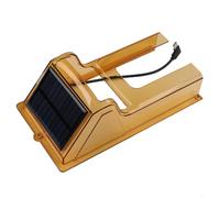 Sonnette vidéo à énergie solaire avec housse de pluie, caméra de sécurité WiFi sans fil avec vision nocturne et interphone bidirectionnel, 2,4 GHz pour moniteur d'entrée de maison intelligente pour