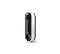 Arlo Essential Sonnette 1 HD, Sonnete de Surveillance WiFi Extérieure Sans Fil, Autonomie de 6 mois, Capteur de Mouvement, Vision Nocturne, Audio Bidirectionnel, Essai Arlo Secure inclus, Blanc