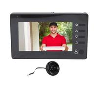 Sonnette Vidéo, Caméra Judas, Caméra de Porte à Vision Intelligente, écran de 4,3 Pouces, Vision Nocturne, Sonnette Visuelle Grand Angle, Visionneuse de Porte Numérique, pour