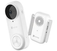 Sonnette vidéo connectée - EZVIZ - DB2 PRO - Sur batterie rechargeable - Blanc