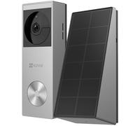 EZVIZ Sonnette connectée sans Fil et sur Batterie avec Panneau Solaire