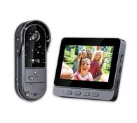 Sonnette vidéo extérieure, caméra 1080P, écran IPS 4,3 pouces, étanchéité IP65, vision nocturne, audio bidirectionnel