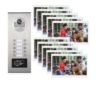 Sonnette vidéo filaire, sonnette HD 1080p, moniteur de 7", vision nocturne, interphone 2 voies, déverrouillage 3 en 1, sonnette vidéo intelligente avec caméra et système d'interphone pour familles