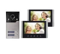 Sonnette vidéo Intelligente Interphone vidéo Familial, Sonnette, avec téléphone, 2/3/4 Boutons, 4 Fils, 7 Pouces pour Maison connectée, Domicile et Bureau