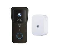 Sonnette Vidéo Intelligente Sans Fil Tuya T32 1080P, Interphone Double Bande 5G, Vision Nocturne, Wi-Fi, avec Microphone Ding Dong, Prise UE.
