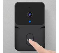 Sonnette vidéo intelligente, sonnette vidéo WiFi avec caméra, sonnette vidéo intelligente HD, interphone audio bidirectionnel, avec contrôle par application, stockage automatique dans le cloud (M8