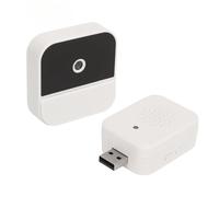 Sonnette Vidéo Intelligente WiFi HD 1080p, Système de Caméra de sécurité Domestique WiFi, Conversation Bidirectionnelle, 1080p, Vision Nocturne, Détection Humaine, Objectif Grand