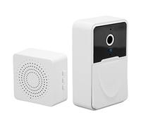 Sonnette Vidéo Intelligente X3 avec Voix Bidirectionnelle,Nocturne, Objectif Grand Angle HD, Appel Vidéo à Distance, Caméra Jour et Nuit, Couverture de Cycle Automatique pour la