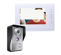 Sonnette vidéo, Interphone vidéo filaire visiophone filaire système d'interphone vidéo visuel sonnette moniteur Kit de caméra for la sécurité à domicile